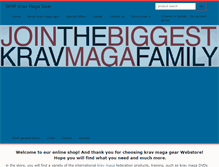 Tablet Screenshot of kravmaga-gear.com